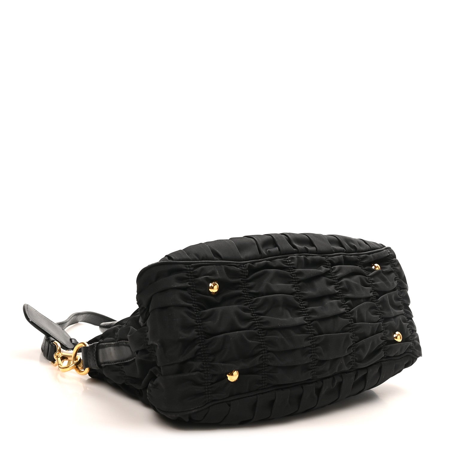 Prada Tessuto Nylon Gaufre Tote Black 4 of 9