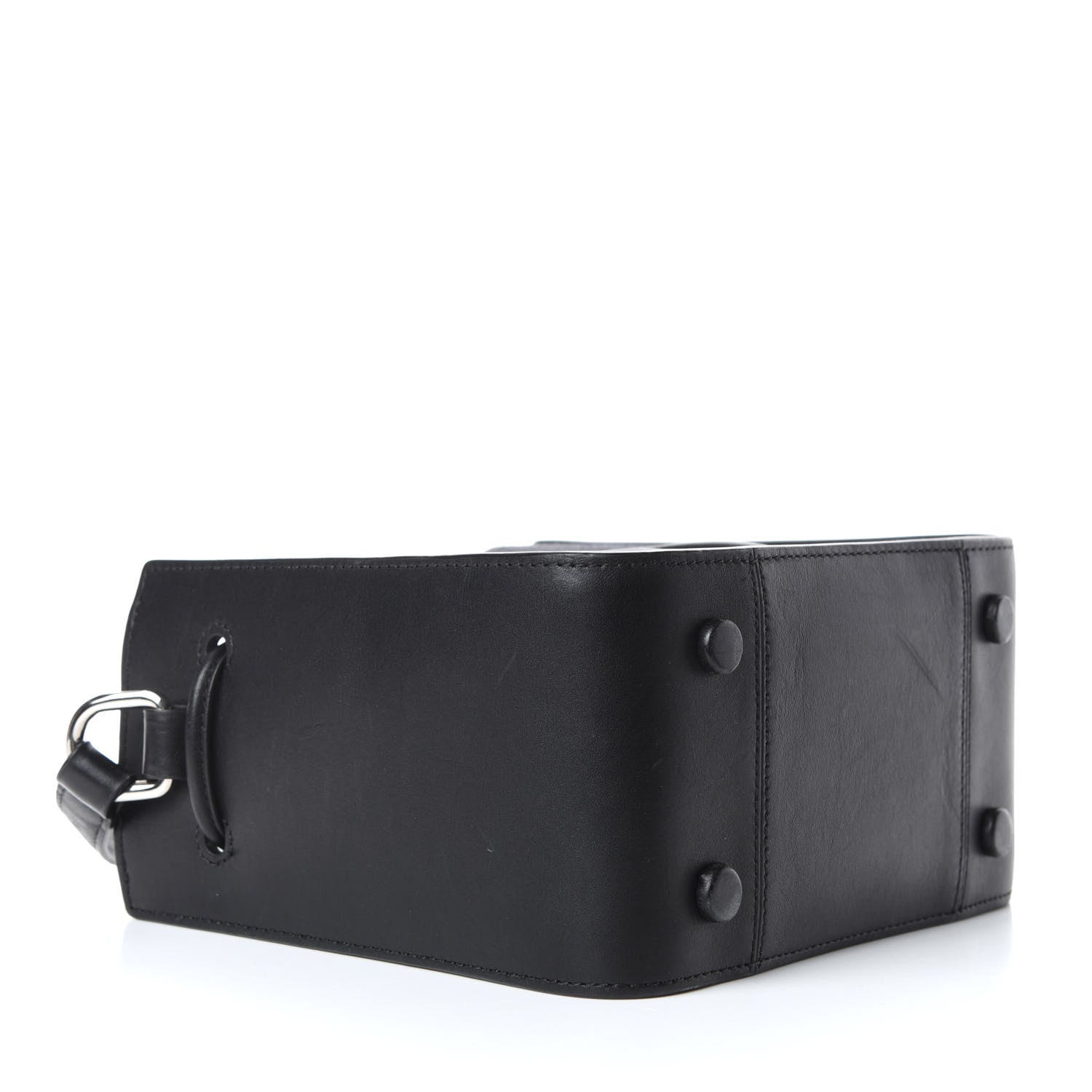 3.1 Phillip Lim Denim Painted Mini Soleil Bucket Bag Black 4 of 10