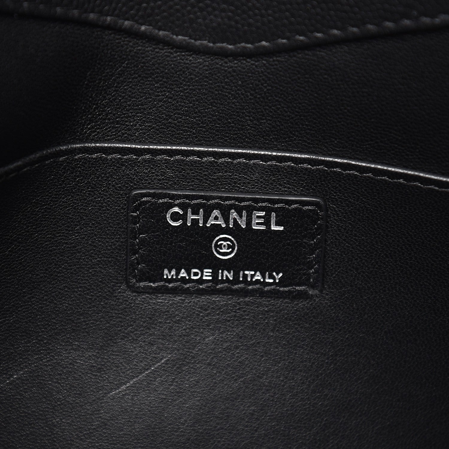 Chanel Caviar Envelope Clutch Black 6 of 8