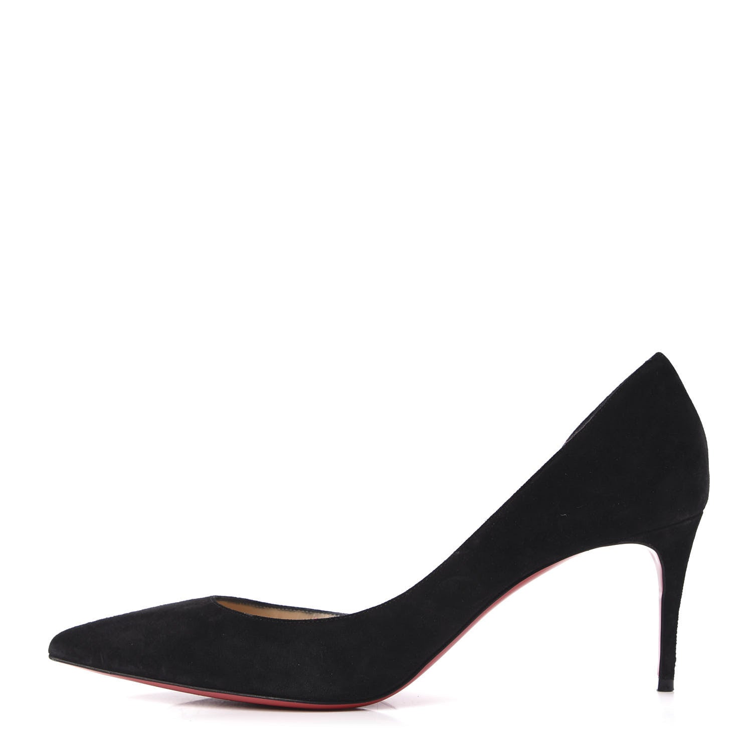 Christian Louboutin Veau Velours Iriza 70 Pumps 39.5 Black 1 of 8