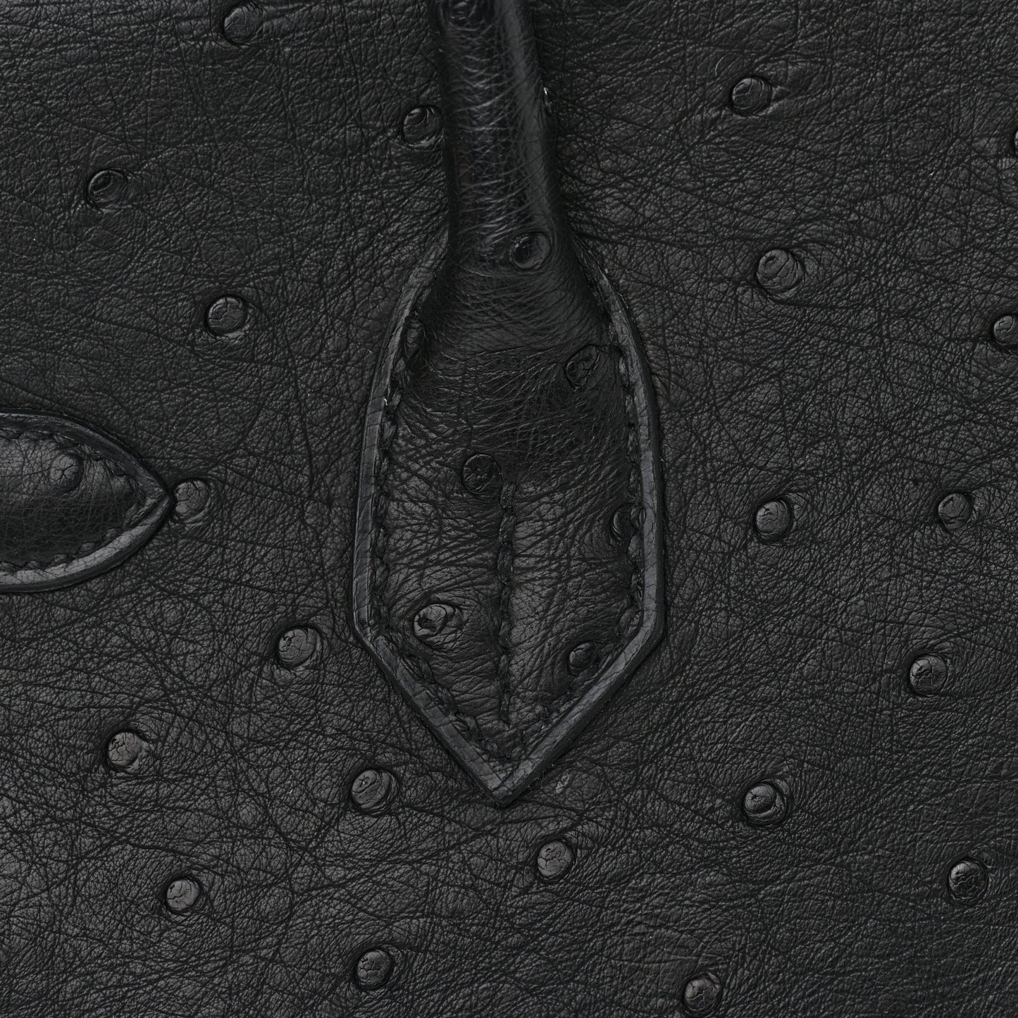 Ostrich Birkin 30 Black