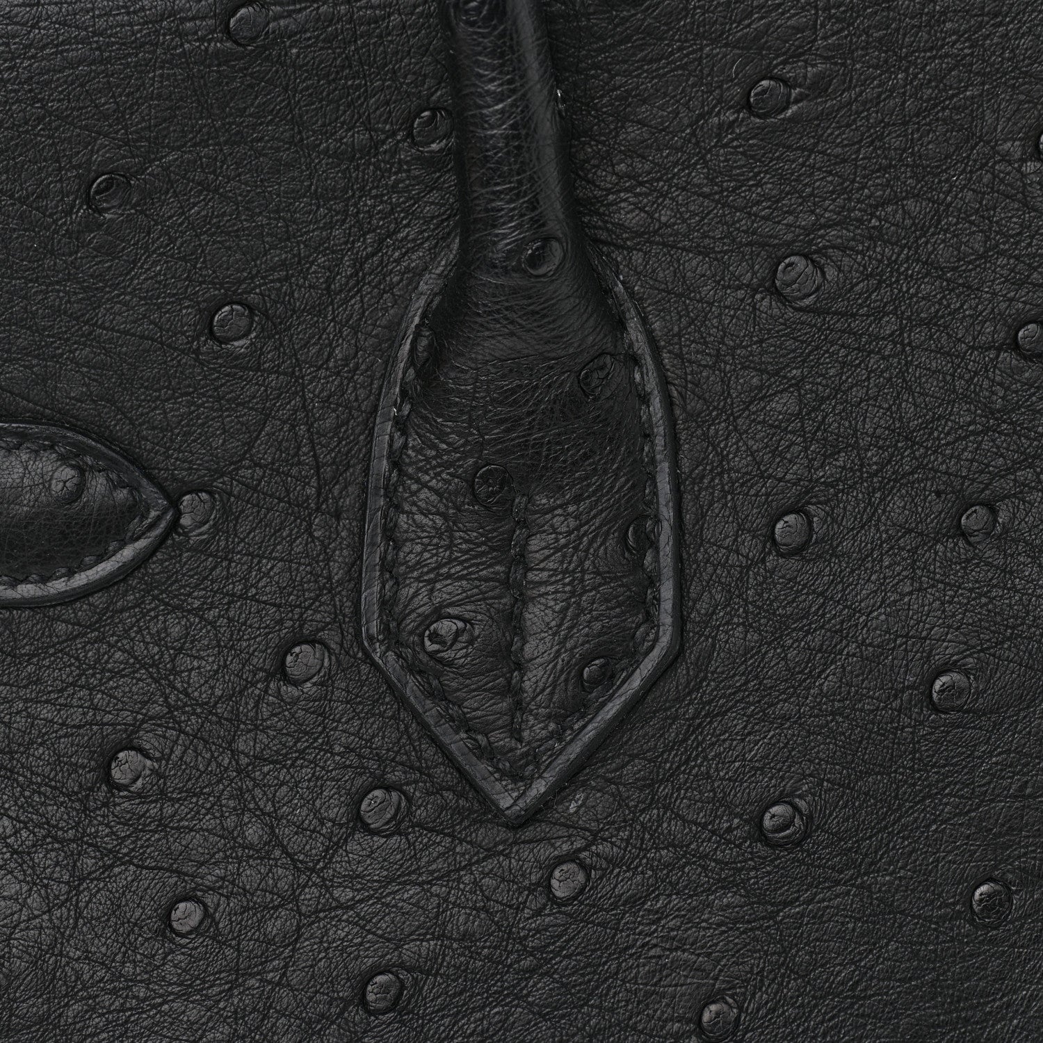 Hermes Ostrich Birkin 30 Black 9 of 41