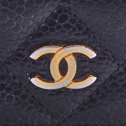 Chanel Caviar Quilted Flap Card Holder Black 9 of 9