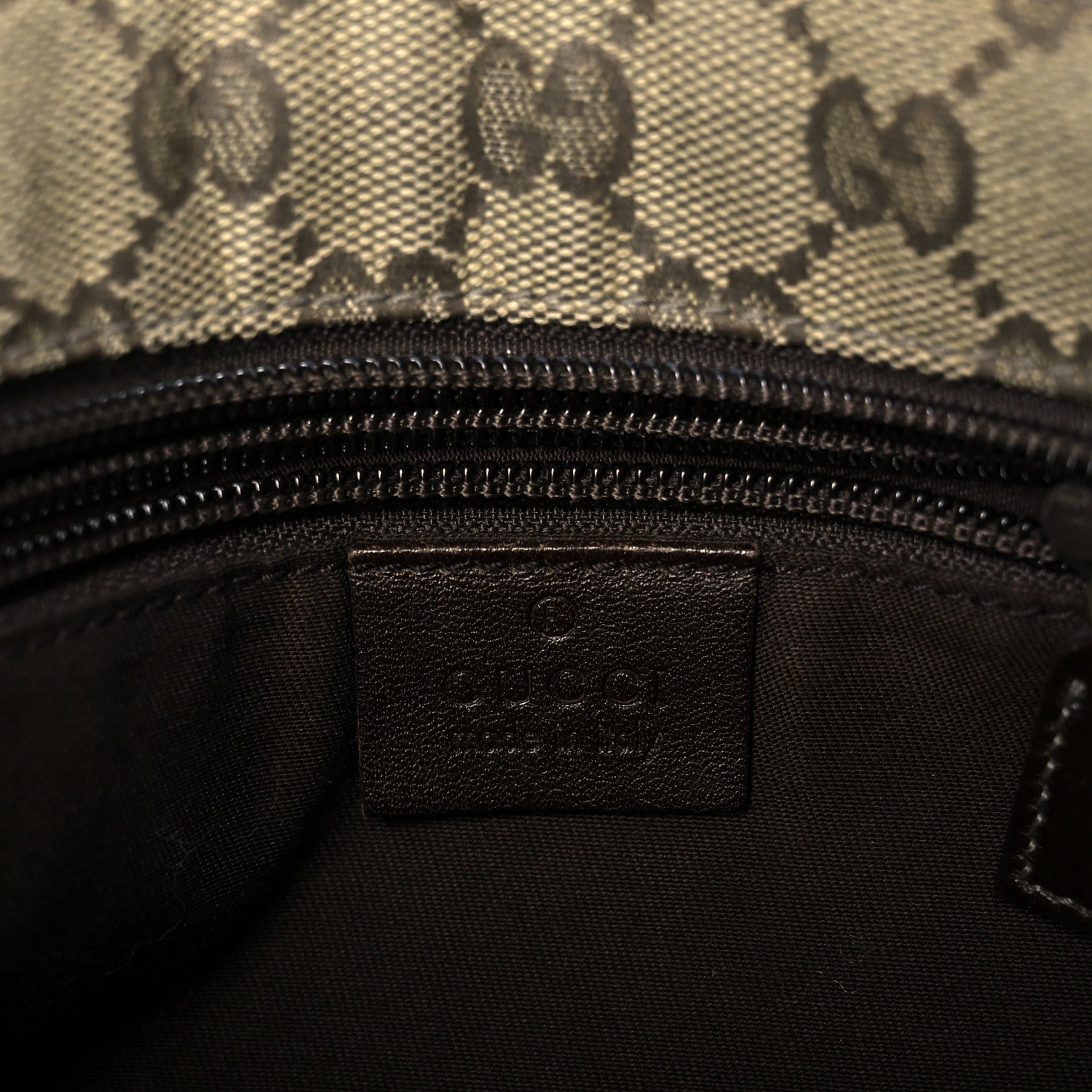 Gucci Monogram Web Small Flat Messenger Crossbody Green 6 of 11