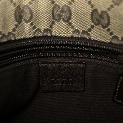 Gucci Monogram Web Small Flat Messenger Crossbody Green 6 of 11