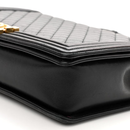 Chanel Calfskin Quilted Large Boy Flap Black 11 of 13