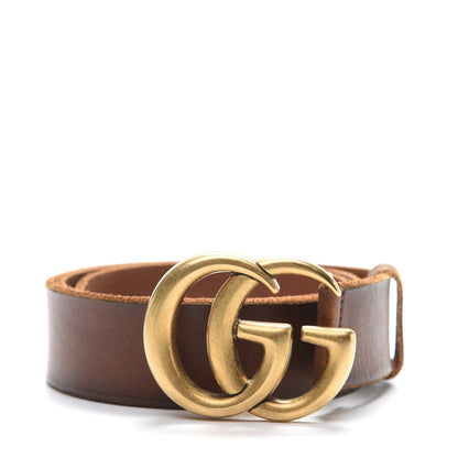 Gucci Faded Calfskin Double G 40mm Belt 90 36 Cuir 1 of 4