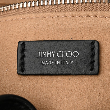 Jimmy Choo Smooth Shiny Calfskin Bon Bon Bucket Bag Black 6 of 9