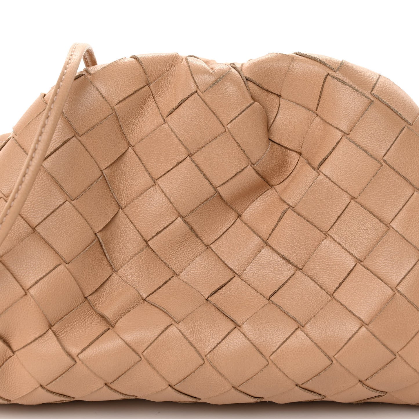 Nappa Intrecciato The Mini Pouch Almond
