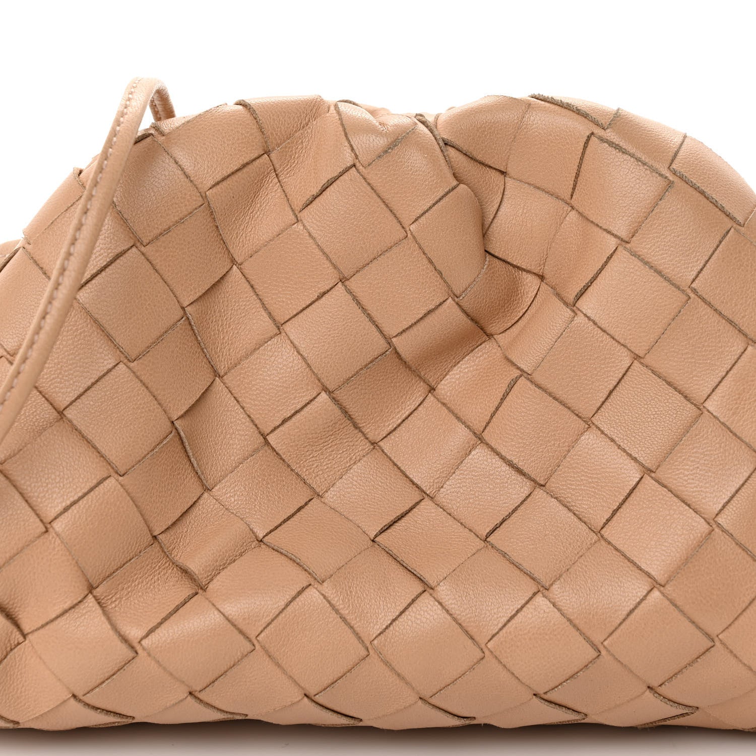 Bottega Veneta Nappa Intrecciato The Mini Pouch Almond 7 of 9