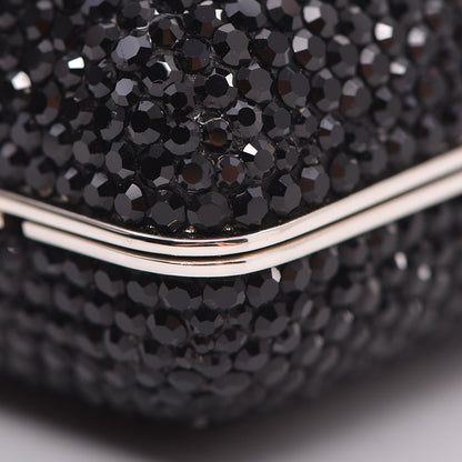 Judith Leiber Swarovski Crystal Minaudiere Clutch Black 15 of 18
