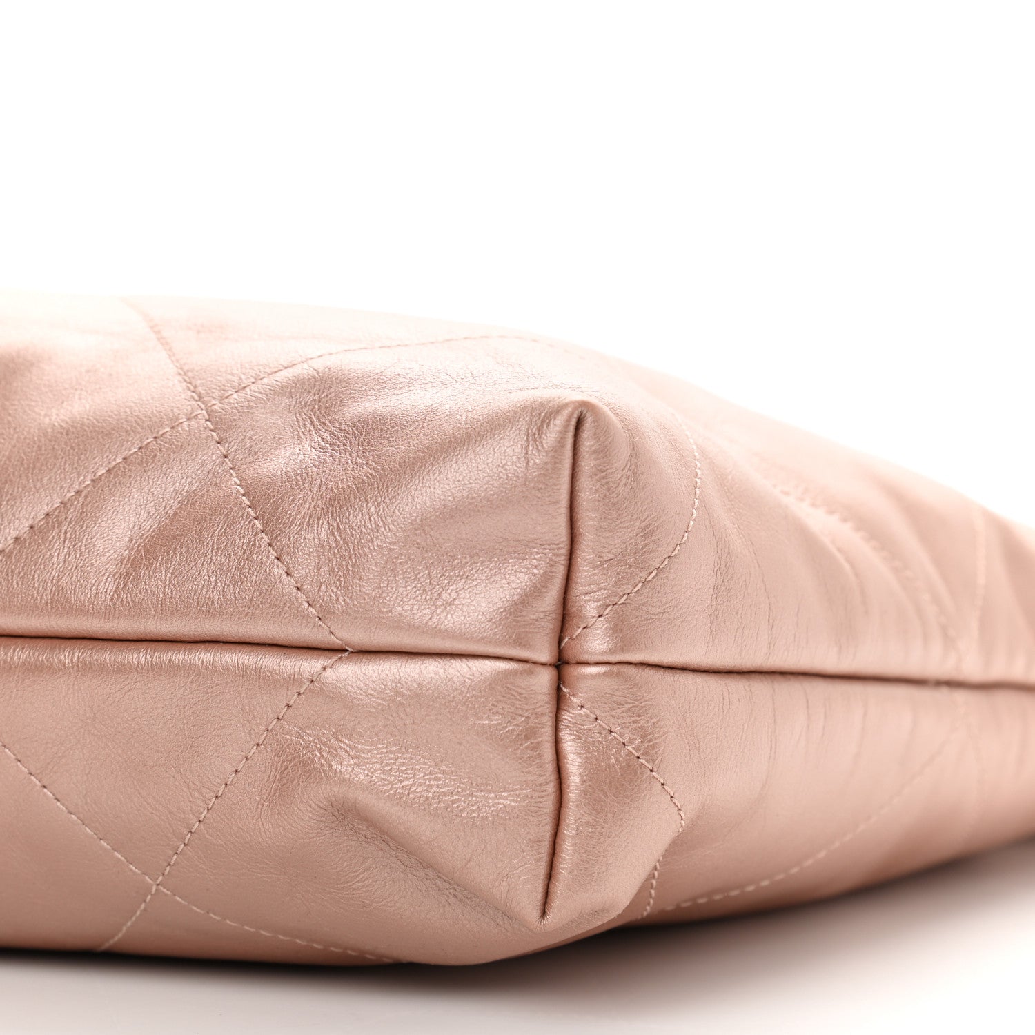 Chanel Metallic Calfskin Quilted Chanel 22 Pink 12 of 12