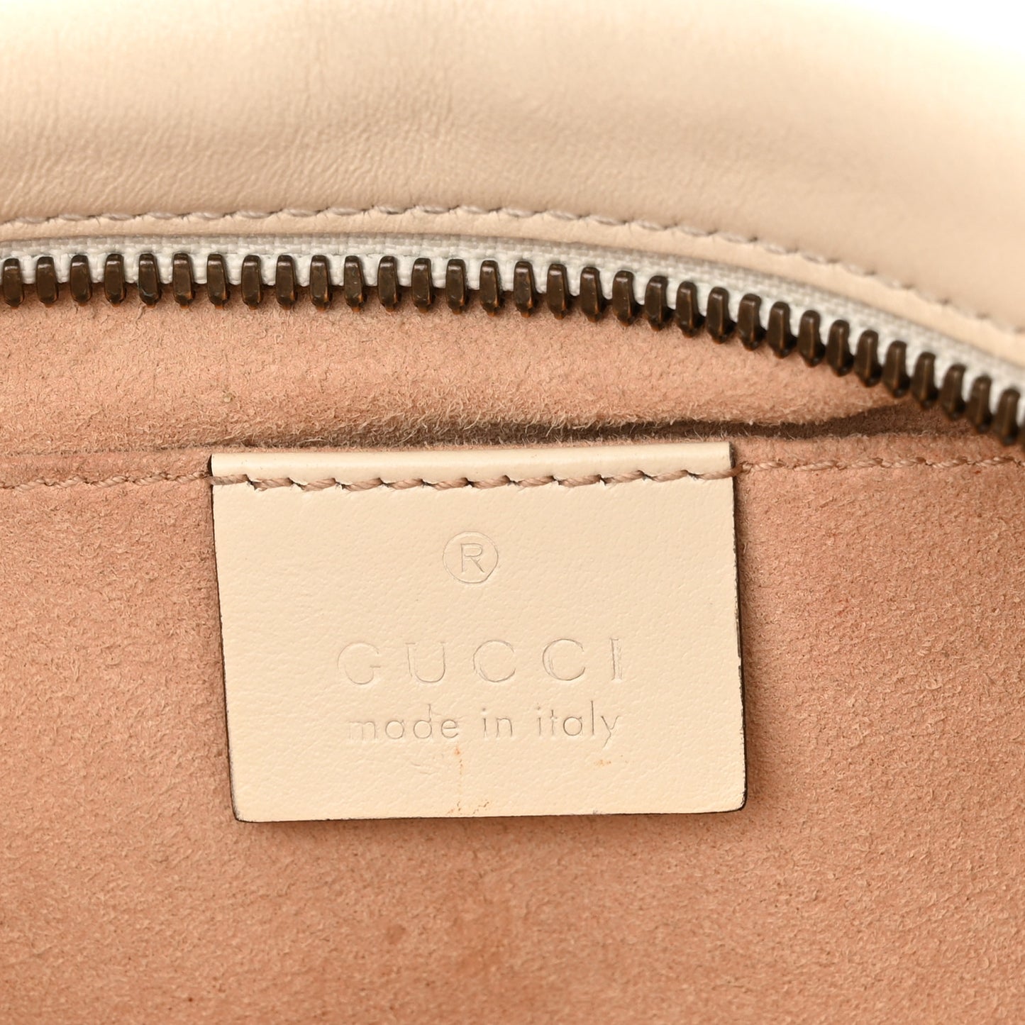 Calfskin Matelasse Small GG Marmont Chain Shoulder Bag White