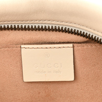 Gucci Calfskin Matelasse Small GG Marmont Chain Shoulder Bag White 6 of 15