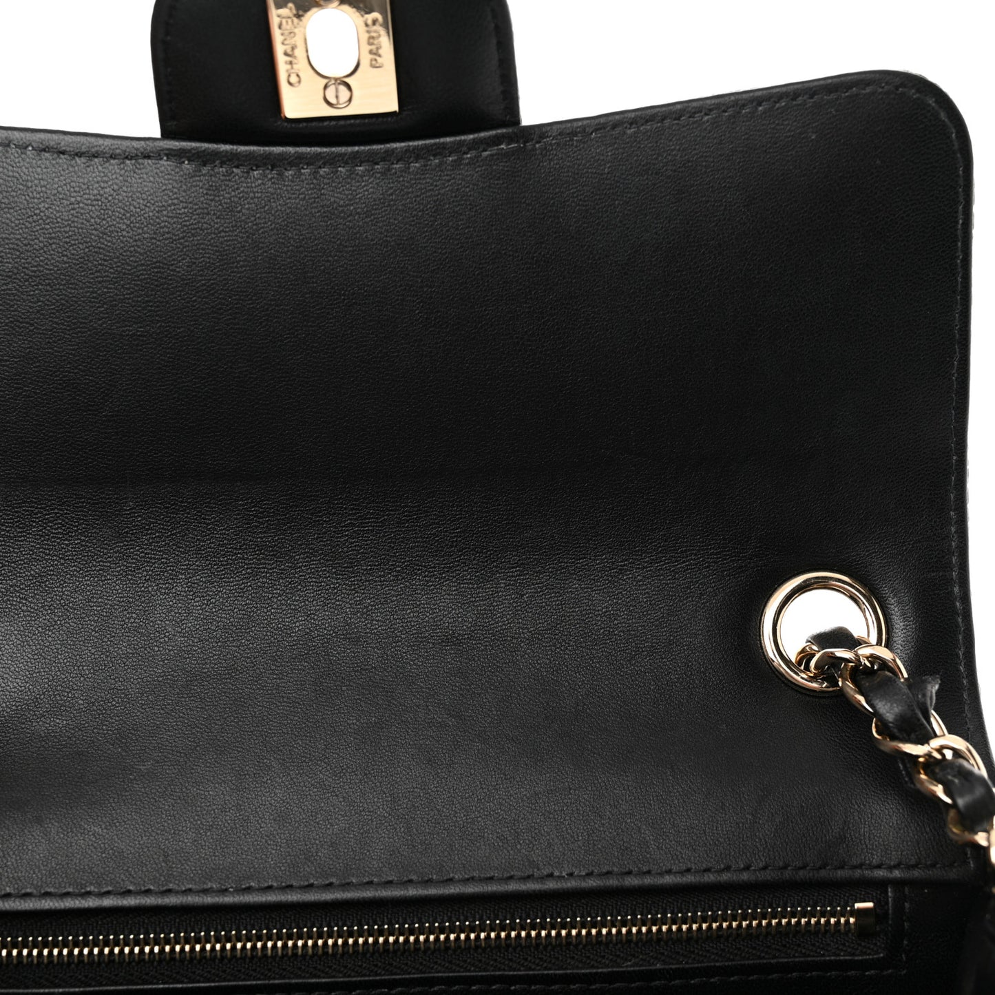 Lizard Mini Rectangular Flap Black