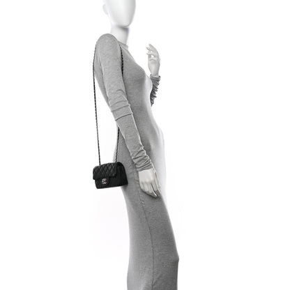 Chanel Iridescent Caviar Quilted Extra Mini Flap Black 2 of 11