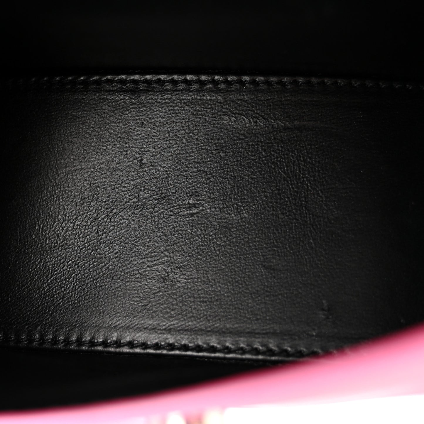 Metallic Shiny Calfskin Crocodile Embossed Hourglass Top Handle Bag XS Pink