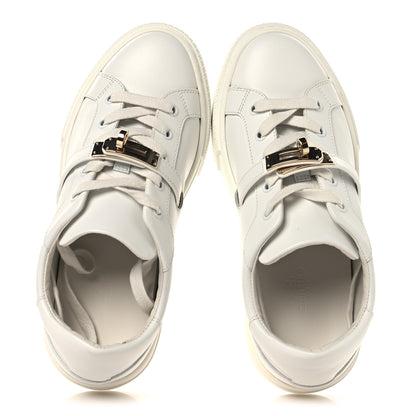 Hermes Calfskin Day Sneakers 36.5 White 2 of 10