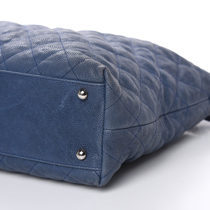 Chanel Caviar Quilted French Riviera Hobo Blue 9 of 17