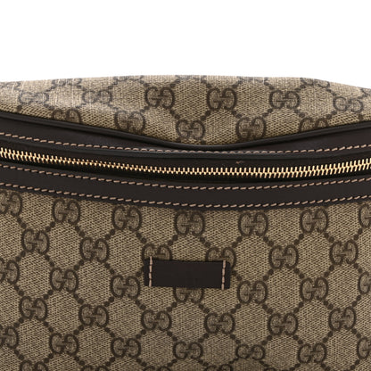 Gucci GG Supreme Monogram Belt Bag Dark Brown 8 of 10