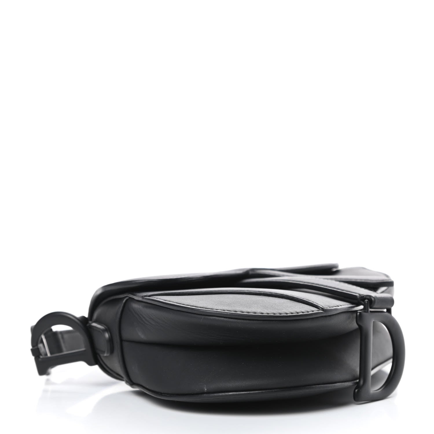 Christian Dior Ultra Matte Calfskin Mini Saddle Bag Black 4 of 15