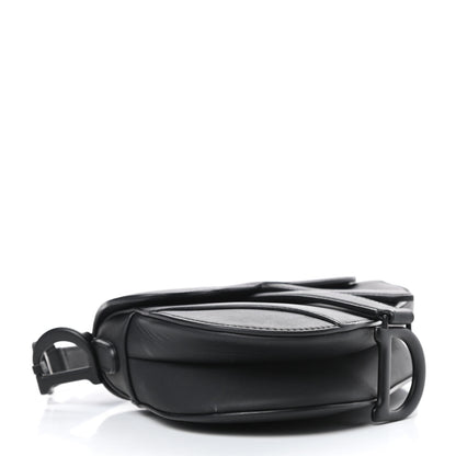 Christian Dior Ultra Matte Calfskin Mini Saddle Bag Black 4 of 15