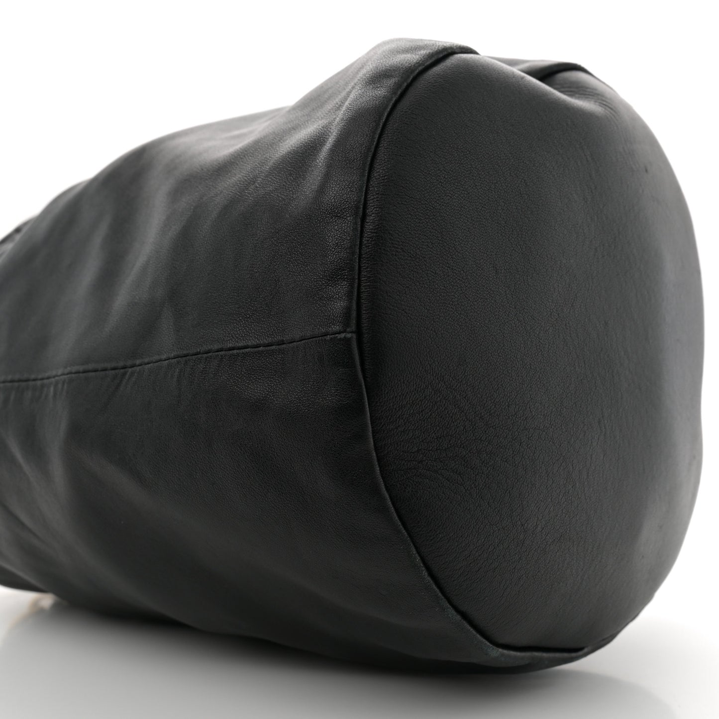 Smooth Calfskin Aria Bucket Bag Black