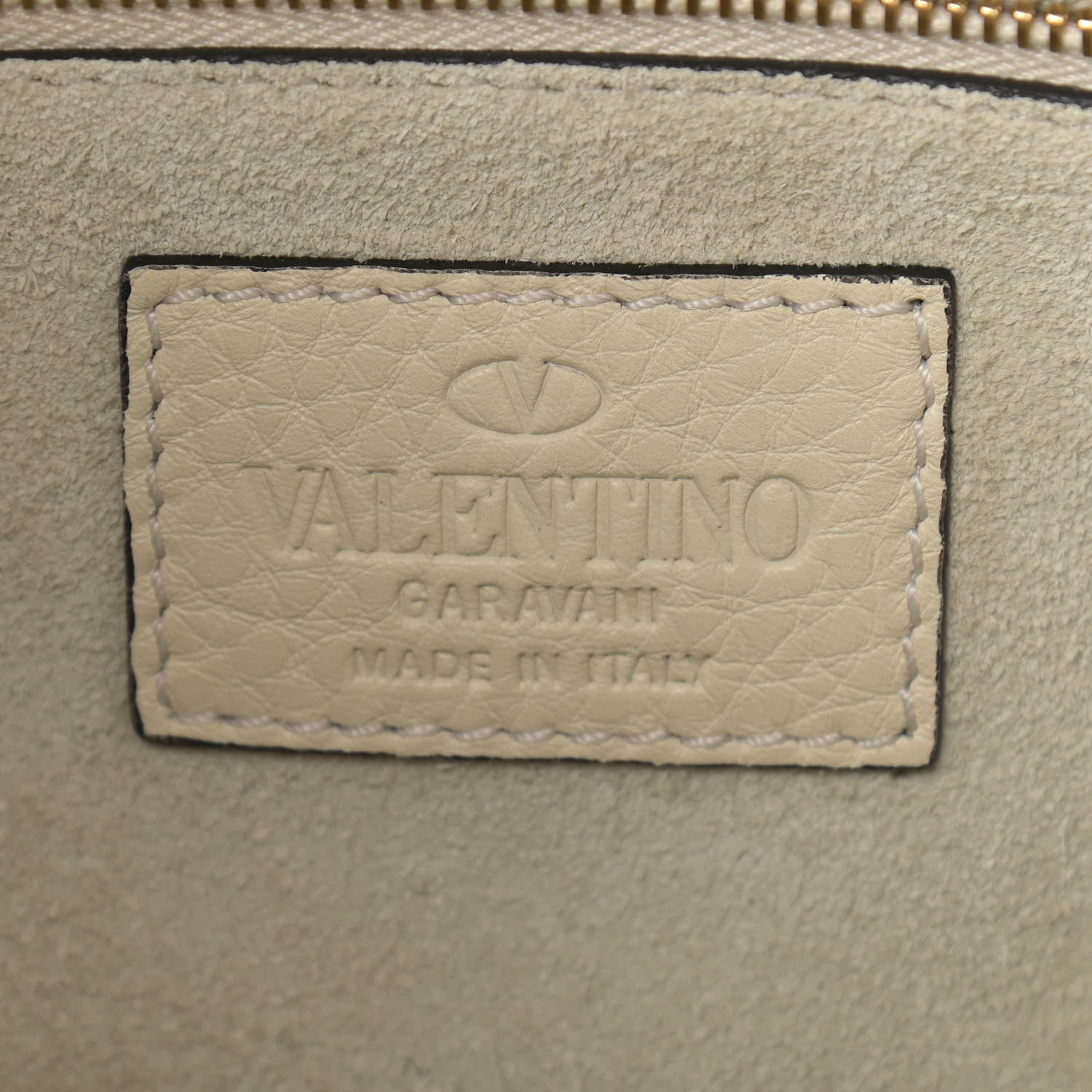 Valentino Garavani Grained Calfskin Medium My Rockstud Frame Bag Light Ivory 5 of 8