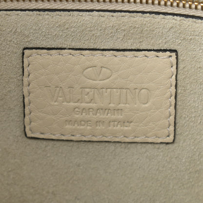 Valentino Garavani Grained Calfskin Medium My Rockstud Frame Bag Light Ivory 5 of 8