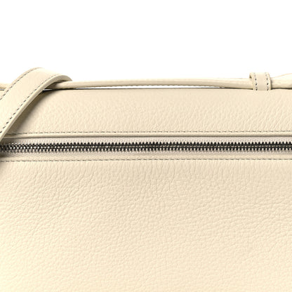 Loro Piana Grained Calfskin L19 Extra Pocket Pouch  Whisper White 13 of 19