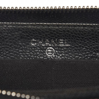 Chanel Caviar Outdoor Ligne Zip Around Wallet Black 7 of 11