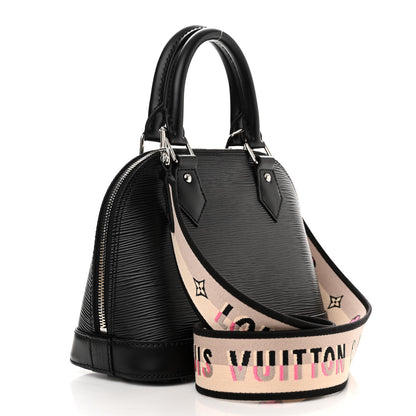 Louis Vuitton Epi Jacquard Alma BB Black 3 of 10