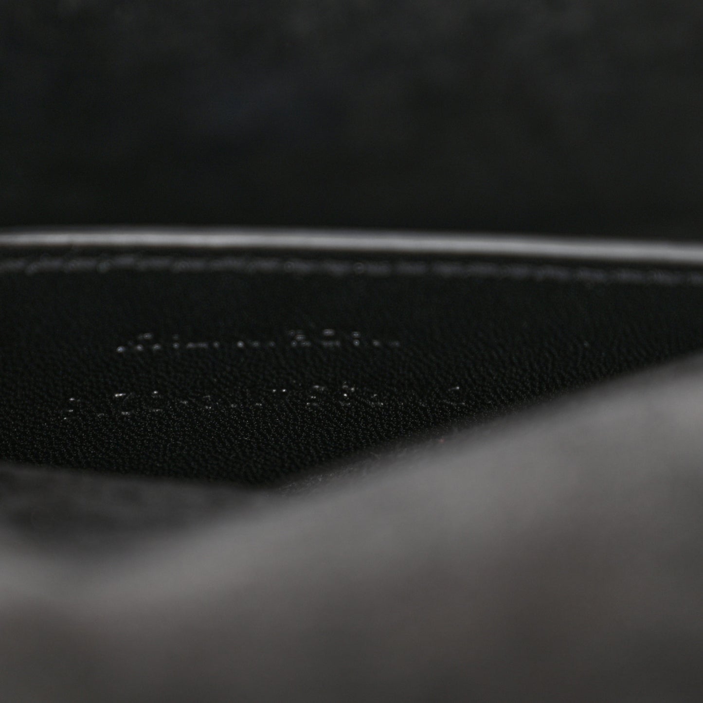 Calfskin Crocodile Embossed Medium Classic Monogram Kate Tassel Satchel Black