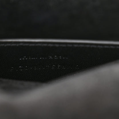 Saint Laurent Calfskin Crocodile Embossed Medium Classic Monogram Kate Tassel Satchel Black 7 of 13