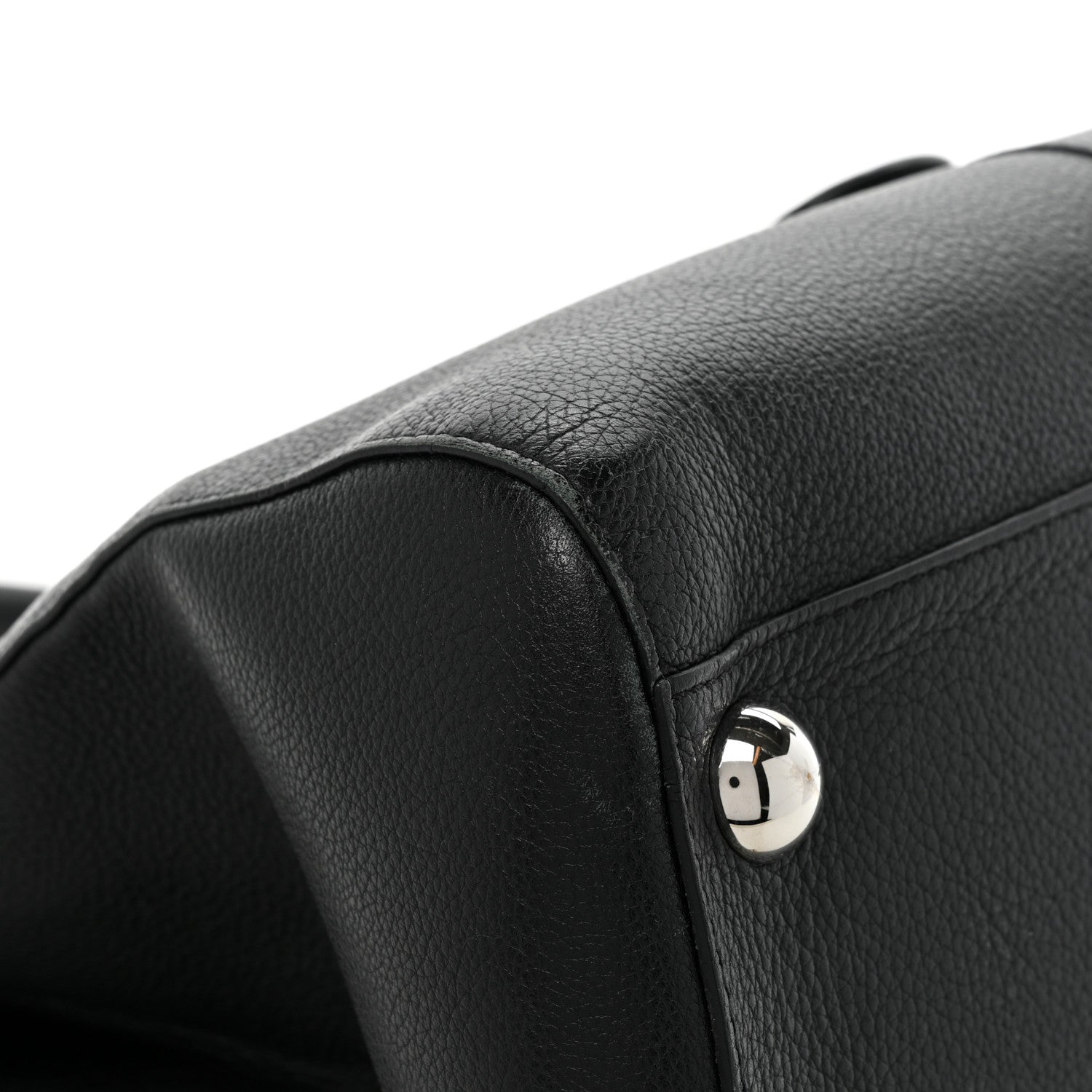 Delvaux Grained Calfskin GM Brillant Satchel Black 15 of 19
