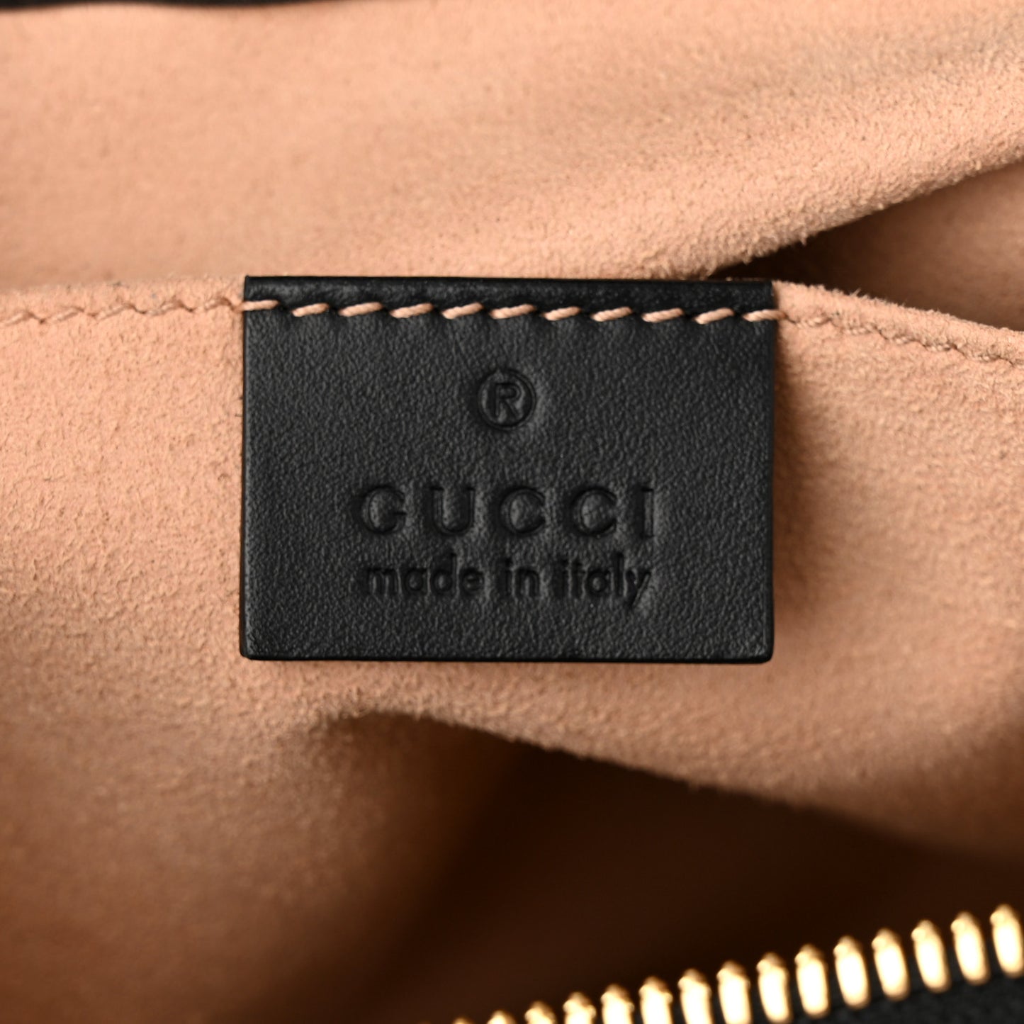 Suede Patent GG Web Small Ophidia Tote Bag Black