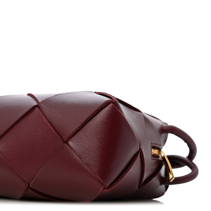 Bottega Veneta Lambskin Maxi Intrecciato Small Cassette Camera Bag Barolo 9 of 13