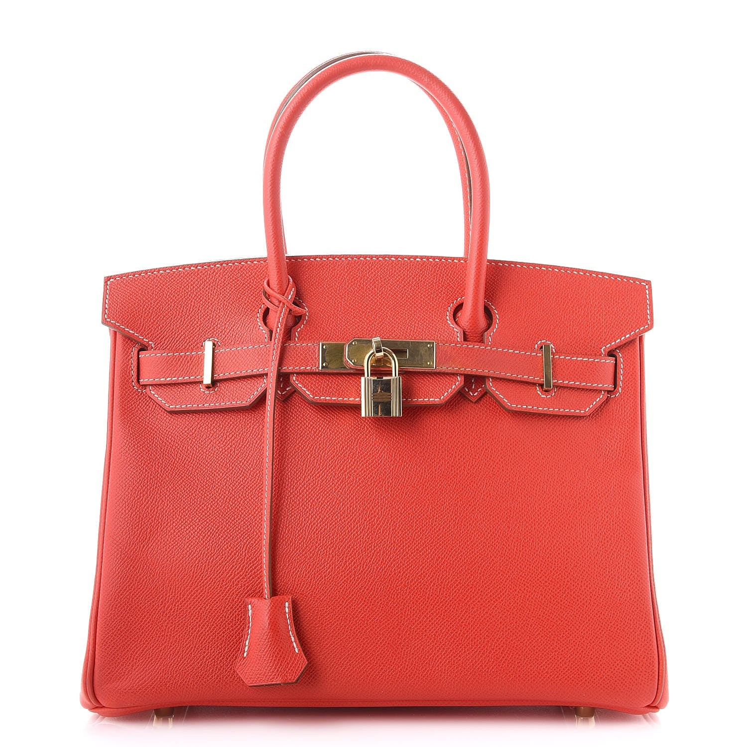 Hermes Epsom Candy Birkin 30 Rose Jaipur Gold 1 of 14