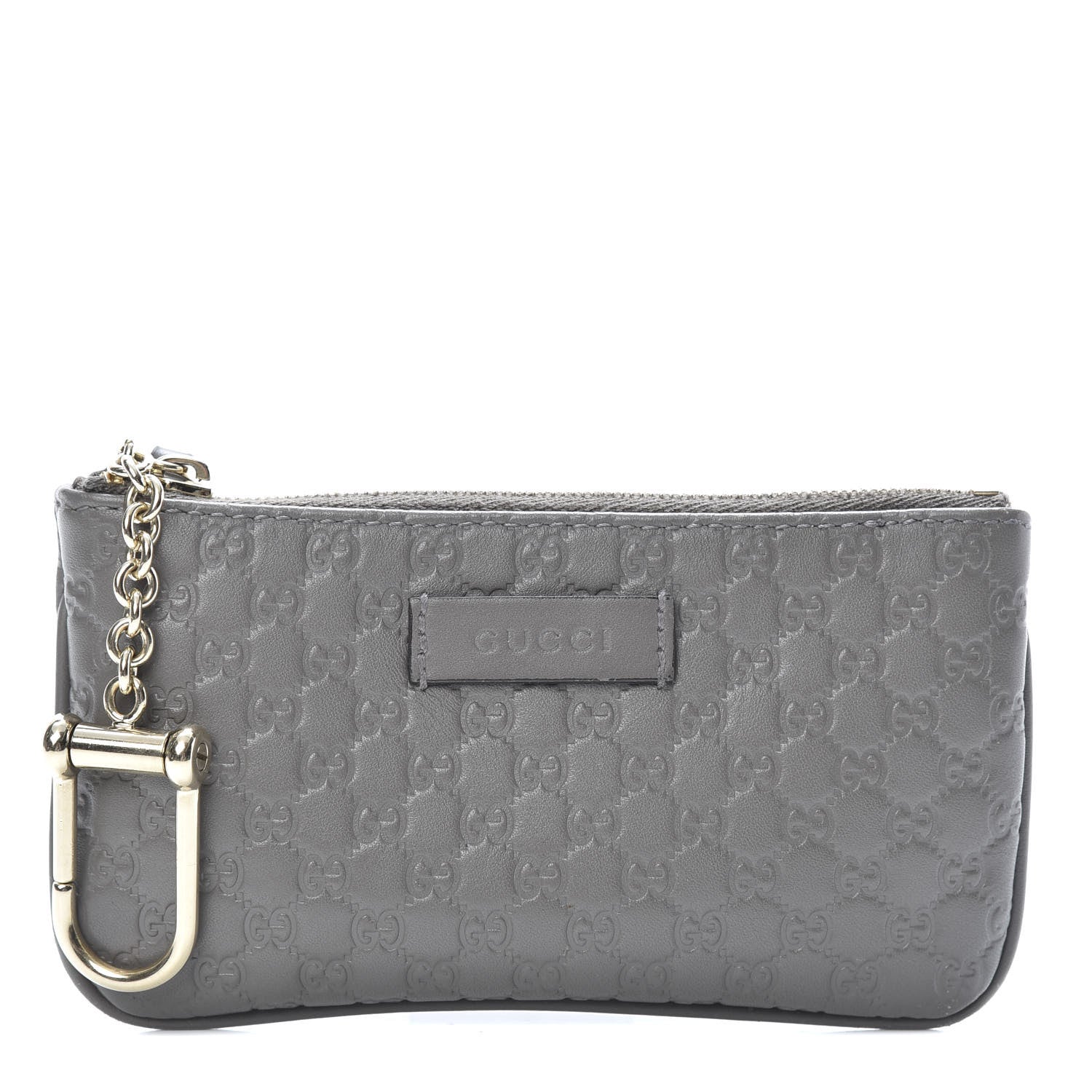 Gucci Soft Microguccissima Key Ring Coin Case Loess 1 of 10