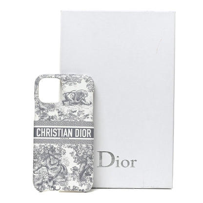 Christian Dior Calfskin Toile De Jouy iPhone 12 Pro Case Grey 9 of 9