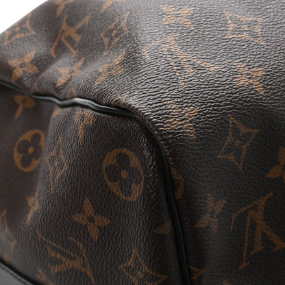 Louis Vuitton Monogram Macassar Keepall Bandouliere 45 9 of 10