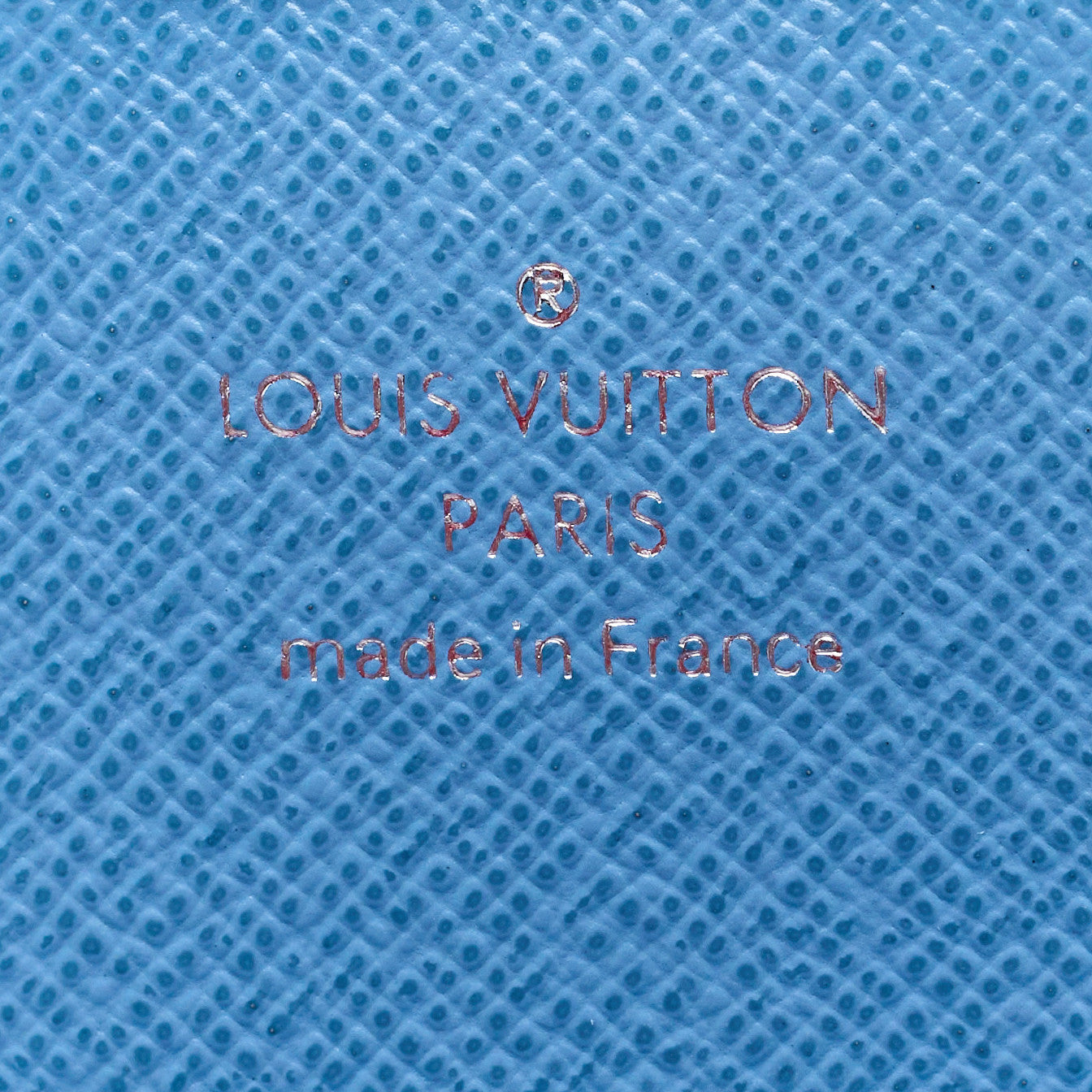 Louis Vuitton Epi Tribal Mask Chain Wallet Blue White 6 of 8