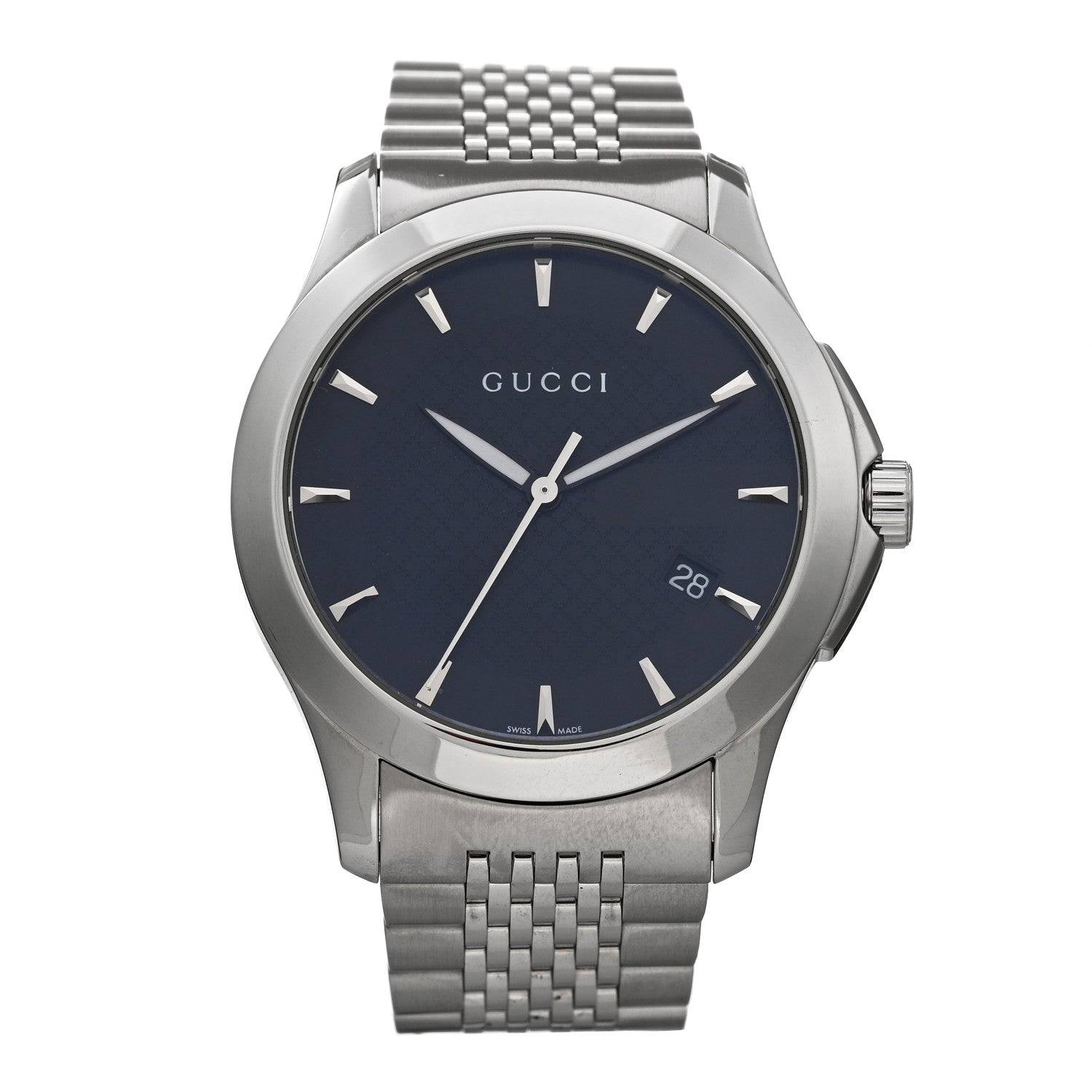 Gucci Stainless Steel 38mm G-Timeless Quartz Watch Black 1 of 4