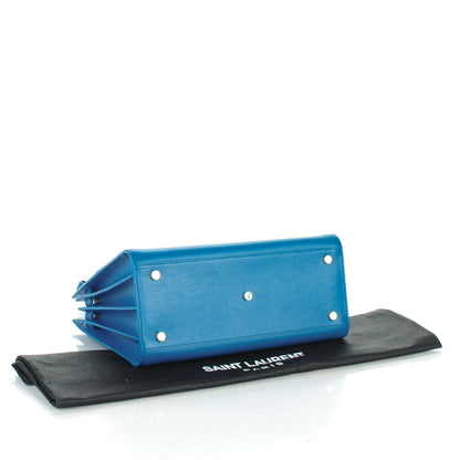 Saint Laurent Calfskin Small Sac De Jour Indigo 4 of 7