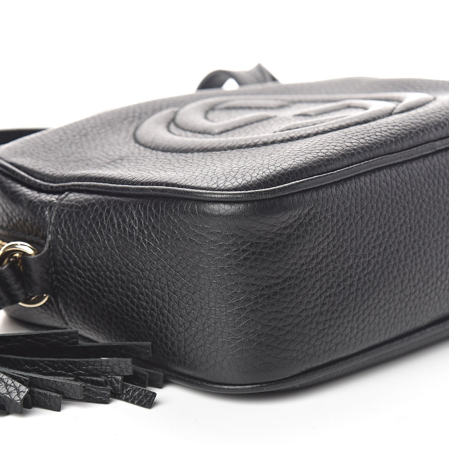 Gucci Pebbled Calfskin Small Soho Disco Bag Black 8 of 9