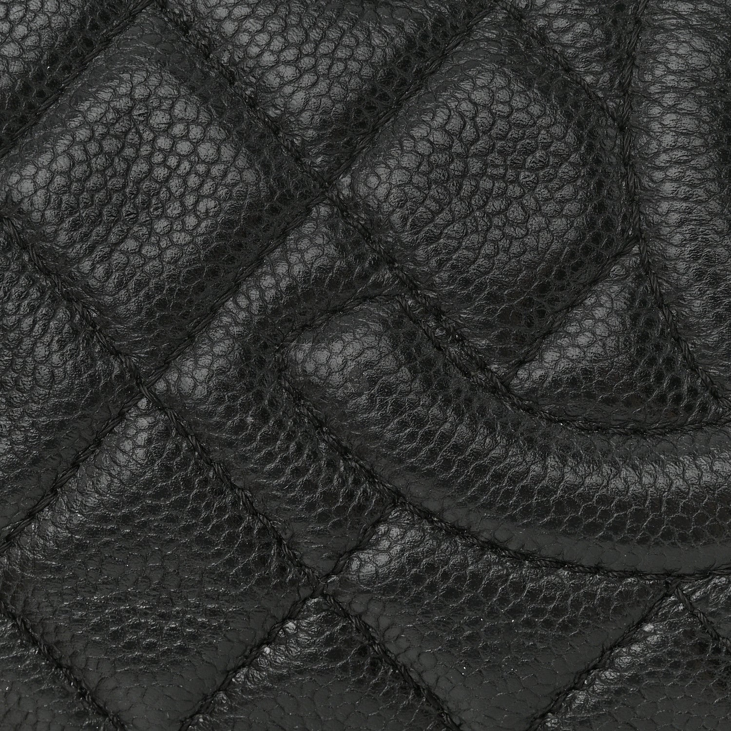 Chanel Soft Caviar Quilted CC Timeless Tote Black 16 of 18