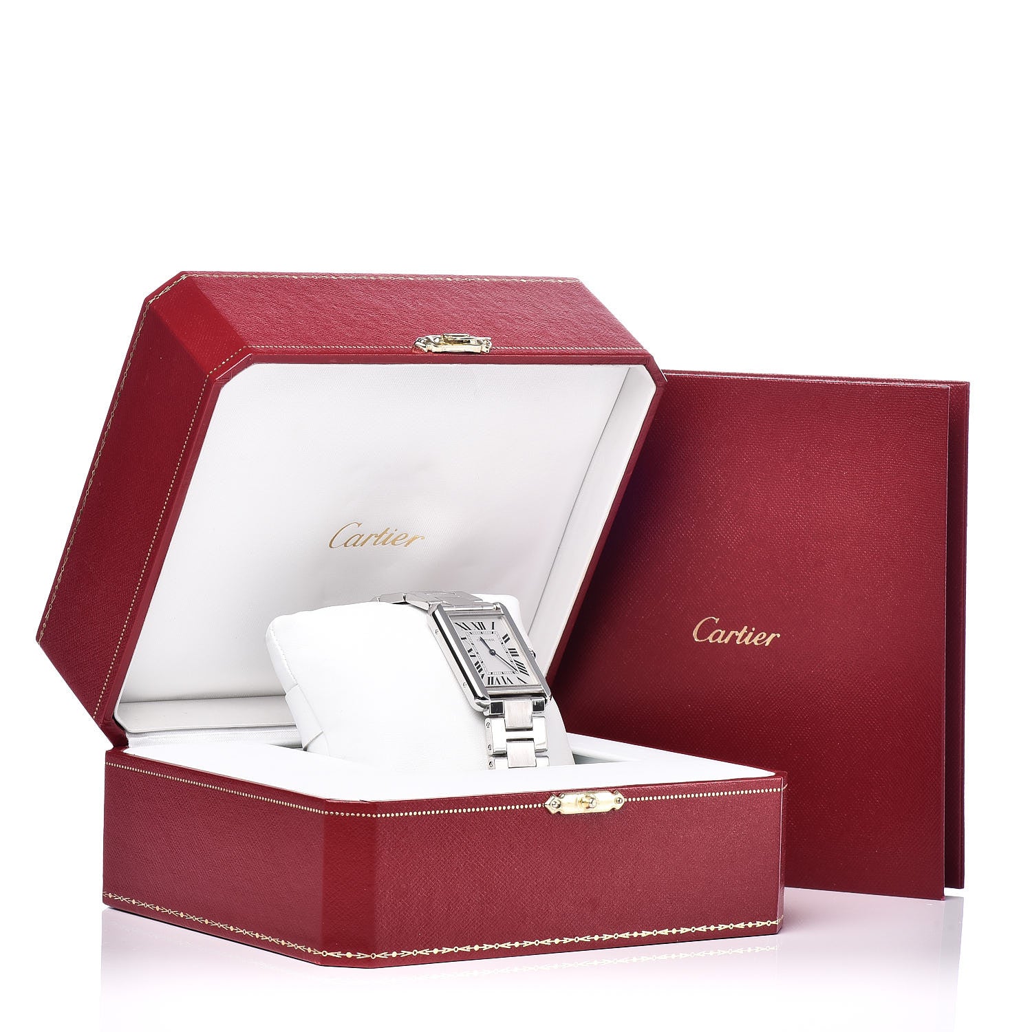 Cartier Stainless Steel 27mm Tank Solo Quartz Watch 6 of 6