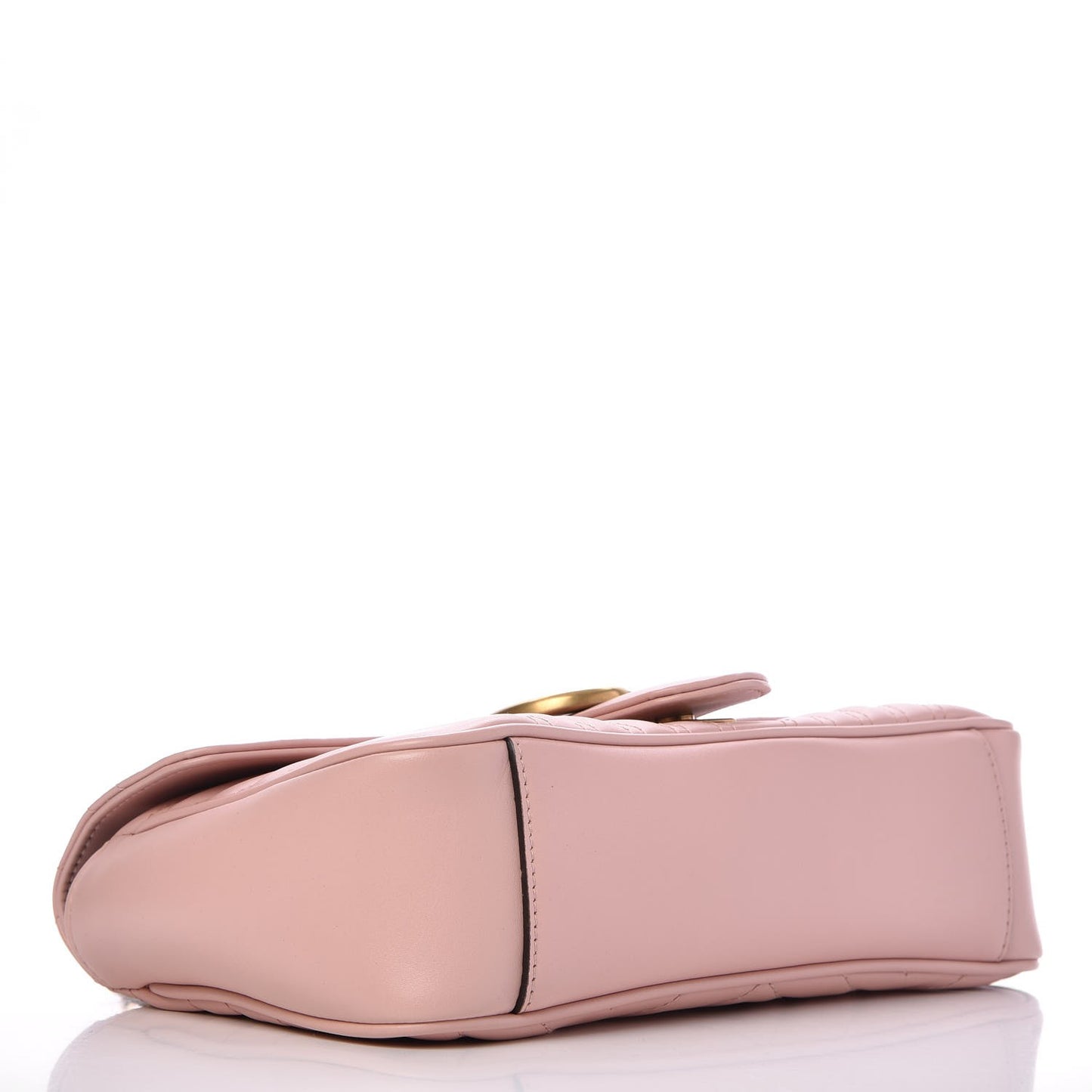 Calfskin Matelasse Small GG Marmont Shoulder Bag Perfect Pink