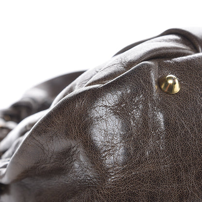 Chloe Lambskin Heloise Satchel Brown 9 of 14