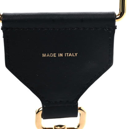 Fendi Cannete Ribbon Poly Vitello Century Logo Adjustable Strap You Rosa Antico Verde Black 4 of 5